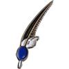 Spilla Distintivo Penna Cappello Alpino Nappina Blu Prodotto Ufficiale