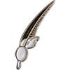 Spilla Distintivo Penna Cappello Alpino Nappina Bianca Prodotto Ufficiale