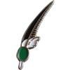 Spilla Distintivo Penna Cappello Alpino Nappina Verde Prodotto Ufficiale