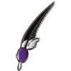 Spilla Distintivo Penna Cappello Alpino Nappina Viola Prodotto Ufficiale