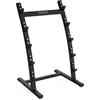 Toorx Rastrelliera porta bilancieri precaricati 5 posti nero 78,3x82,3x130,6 cm