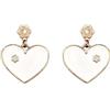 Lorenz 2Jewels Orecchini Cuore Donna In Acciaio Pvd Rose Gold Con Madreperla 261165