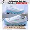 On Cloudflow 5 AD Hail bianco grigio 3MF30703532 taglia uomo