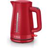 Bosch Bollitore Elettrico TWK3M124, Capacità 1.7 L, Spegnimento Automatico, Risc