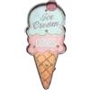 No Targhe per Gelati Vintage Cafe Shop Decorativi Luce al Neon Decorazioni per9413