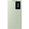 Samsung Custodia Wallet Samsung Galaxy S24 Ultra Smart View Ufficiale Light Green