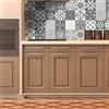 Ambiance Sticker Rivestimenti Autoadesivi per Cucina e Bagno Napoli - 9 Piastrelle Adesive 15 x15 cm
