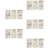 3 fogli 3D Numero 3D Adesivi per lettere di simbolo per scrapbooking fai -da
