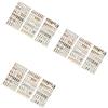 3 fogli 3D Numero 3D Adesivi per lettere di simbolo per scrapbooking fai -da