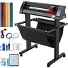 VEVOR Plotter da Taglio Vinile Semiautomatica con Luce Guida a LED, KH-870A 870 mm 95 W Taglierina per Plotter Vinile Signmaster per Adesivi per Auto, Segnali Stradali, Palloncini, Caschi, ecc.