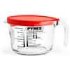 Pyrex Caraffa Misura Grad classic Litri 1 Con Coperchio Trasparente Pyrex
