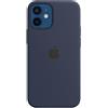 Apple Originale/Ufficiale Apple IPHONE 12 Mini Silicone Magsafe Custodia - Scuro Blu