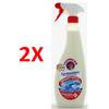 CHANTECLAIR 2 X Chanteclair Sgrassatore Universale Disinfettante Trigger 600 Ml Spray