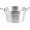 Home Caldaia Alluminio Pesante Spazzolata Cm 32 7l Argento Home