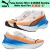 Puma Deviate Nitro 3 EKIDEN Running White Heat Fire 313422-01 Taglia Uomo