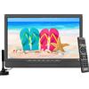 KCR TV DIGITALE PORTATILE DVB T2 14 POLLICI LED BATTERIA RICARICABILE MINI TV CASA U
