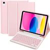 TQQ Cover iPad 10 Generazione con Tastiera/(A16) 11 Generation (11/10.9 pollici,