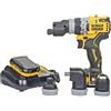 DEWALT Trapano multitesta senza borsa Dewalt DCD703D2 12 V, 2,0 Ah + spedizione grat...