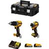 DeWALT Kit DCK2050E2T (DCD805 + DCF850 + 2 x 1,7 Ah Powerstack + DCB112 + TSTAK