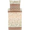 Bassetti AGRIGENTO 9321853 - Biancheria da letto + 1 federa 100% rasatello di cotone beige 41, dimensioni 155 x 220 cm + 1 carato, 80 x 80 cm