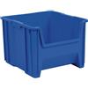 Akro-Mils, 13018BLUE, Acrostak, Mils 13018 N Conservare Hopper frontali, impilabili, plastica, blu, 2 pezzi