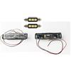 Autokit 2 FANALINI Luci Targa COMPATIBILI per Vecchia FIAT Panda Lampade LED Bianco