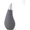 QQ Studio Dispenser di sapone comprimibile per cucina e bagno, bottiglia a forma di goccia (grigio ~ 200 ml)