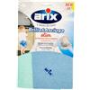 ARIX | 2 Panni Brilla&Asciuga slim, 29x29 cm, Panno Multiuso per Tutte le Superfici, Asciuga Senza Aloni, Riumove Lo Sporco In Profondità, Panno Cucina Assorbente - 2 Pezzi