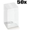 Subitodisponibile 50 PZ Scatola in pvc trasparente 8x5x5 cm portaconfetti bomboniera 0L43