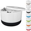 Spirella, Moji Scatola portaoggetti Multifunzionale, Ideale per organizzare i Tuoi Accessori, Realizzata in plastica Resistente, Design Moderno, Dimensioni 10,17571 cm, Colore Nero