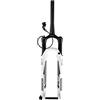 RockShox Rock Shox - Forcella di Sospensione in Carbonio Sid XX World Cup, Molla Solo Air, Escursione 100 mm, sterzo Conico, Bianco