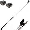 VOLPI FORBICE ELETTRONICA CORDLESS DA POTATURA ASTA 2m +2BATTERIE 21.6V- 4.0Ah VOLPI