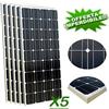 KIT FOTOVOLTAICO 3KW GIORNALIERO PWM ISOLA SOLARE PANNELLO 100W 5PZ