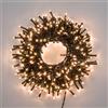 Lotti Importex Lotti Catena Luminosa 1000 Luci LED Bianco Caldo 25 mt 8 Giochi di Luce Natale