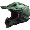 LS2 407002362XS Casco Motocross MX700 Subverter Cargo, Unisex, Verde Opaco, XS