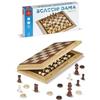Dal Negro - Scacchi e Dama Pieghevole in Legno - Gioco da Tavolo
