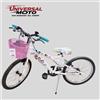 RESET BICICLETTA BIMBINA/RAGAZZA 6/7/8/9 ANNI MISURA 20 LOL