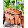 Fatto a mano Borsa a tracolla All Camera Lens 11" Vintage Messenger Top Magic in pelle