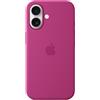 Apple Originale/Ufficiale Apple IPHONE 16 Custodia Silicone/Cover - Fucsia (Rosa) -