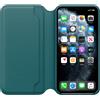 Apple Custodia Folio In Pelle Originale Apple Iphone 11 Pro Max - Pavone (Verde)