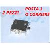 CONNETTORE RICARICA (2PEZZI ) MICRO USB PER HP Slate 7 Tablet 2800