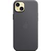 Apple Originale/Ufficiale Apple IPHONE 15 Plus Finewoven Custodia/Cover - Nero - Nuovo