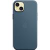 Apple Originale/Ufficiale Apple IPHONE 15 Plus Finewoven Custodia/Cover - Pacific Blu