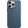 Apple Custodia / Cover Originale Apple iPhone 15 Pro Max FineWoven - Blu Pacifico