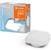 LEDVANCE Apparecchio di illuminazione: SOFFITTO E PARETE DECORATIVO BAGNO CON TECNOLOGIA WIFI /12W, 220…240V, ampiezza fascio luminoso: 110, Tunable White, 3000…6500K, materiale del corpo: steel, IP44