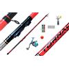 Kit Pronto Pesca Trota Lago Canna 3mt Mulinello con Filo e Accessori Recupero