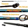 Canna Pesca Drifting Tonno Rosso Big Game Miami 30-60 Libbre con Carrucola TPS
