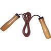 High Power Corda Salto Pelle Manici Legno Corda per Saltare Professionale Cuoio