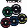Toorx Kit Dischi Bumper Training 100kg Foro ø50mm Pesi 2x5kg 2x10kg 2x15kg 2x20kg