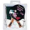 Garlando Set Ping Pong Thunder Plus con Rete Tendirete 2 Racchette e 3 Palline